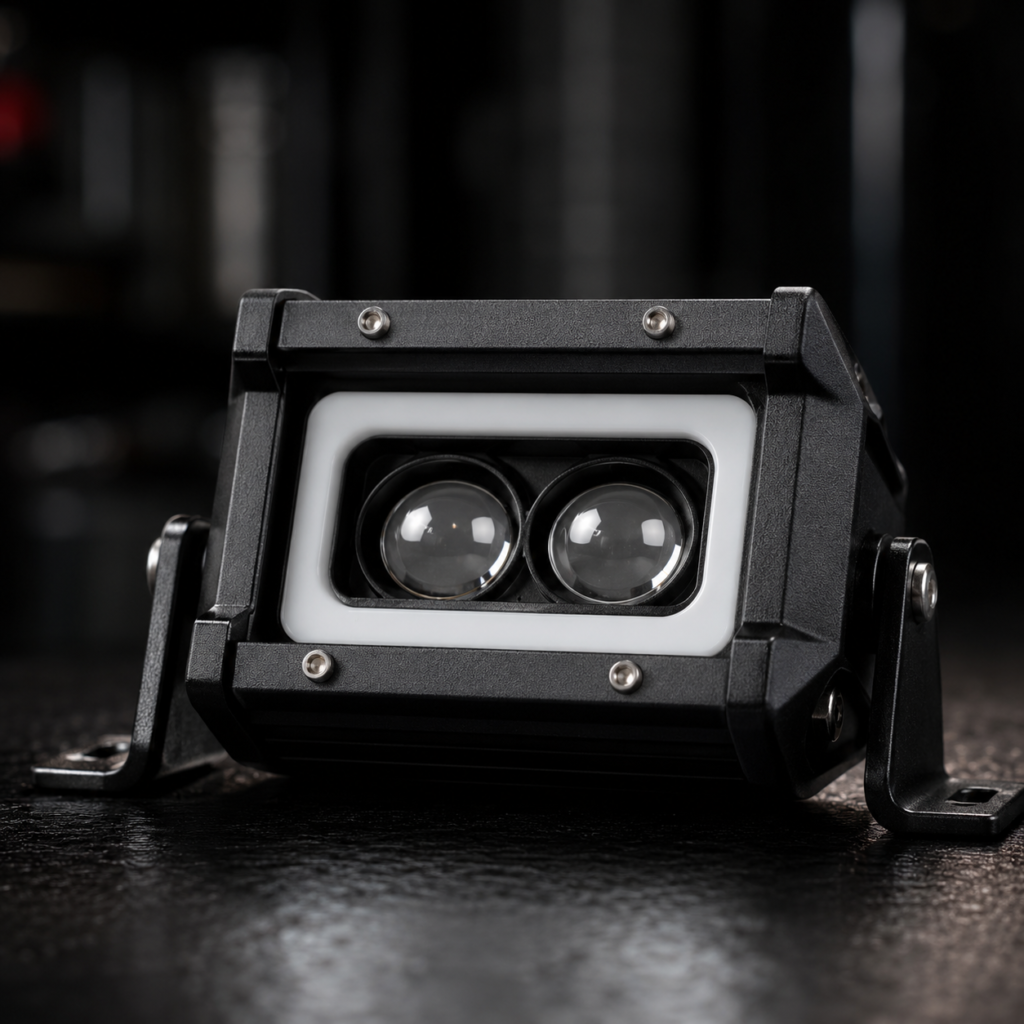 Neblinera LED exploradora 2 lupas